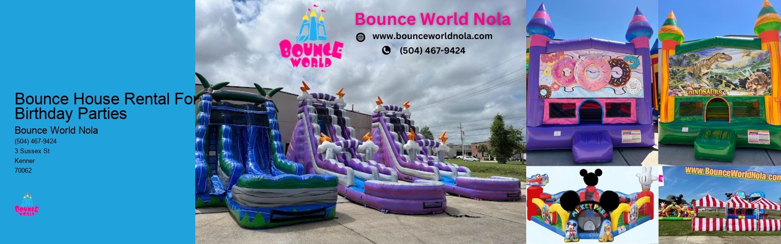 Bounce House Rental For Birthday Parties